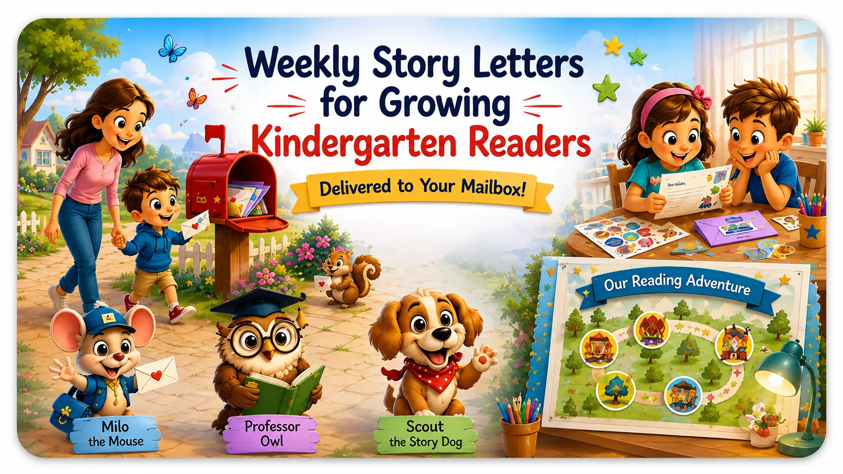 Storytime Mailbox — Weekly story letters for growing Kindergarten readers